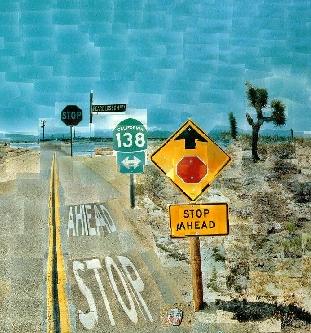 Pearblossom Highway © David Hockney
